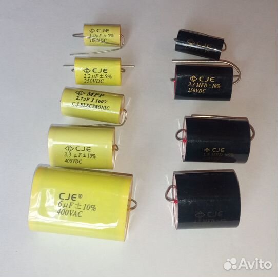 Плёночные конденсаторы MKP для акустики и аудио