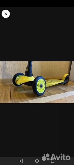 Самокат детский трехколесный бу