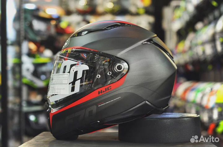 Мотошлем HJC F70 dever, mc1sf