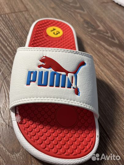 Детские резиновые шлёпки puma