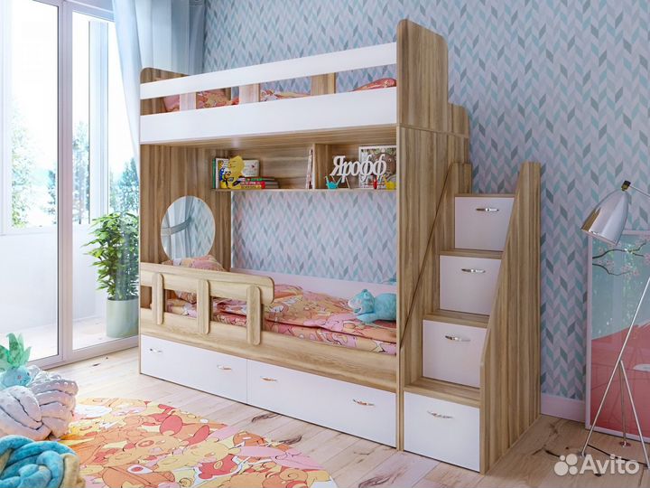 Двухъярусная кровать Юниор-1. Новая. Цвет на выбор
