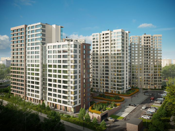 3-к. квартира, 88 м², 5/18 эт.