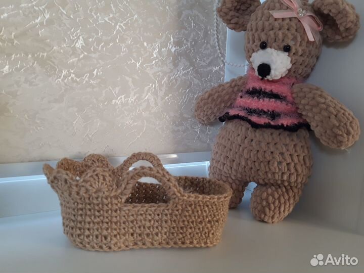 Люлька переноска, кроватка для пупса