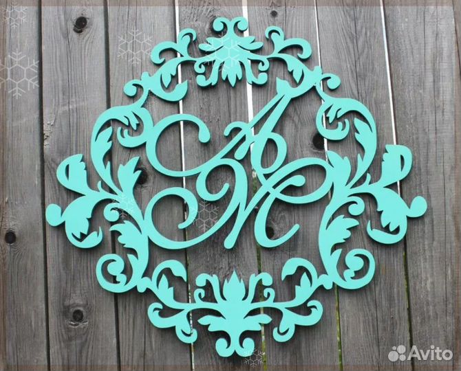 Монограмма на свадьбу (размер любой)