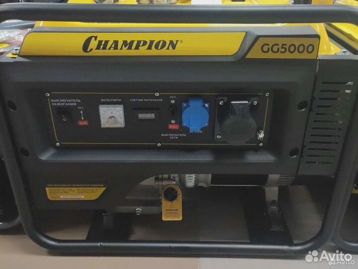 Бензиновый генератор champion GG5000EW