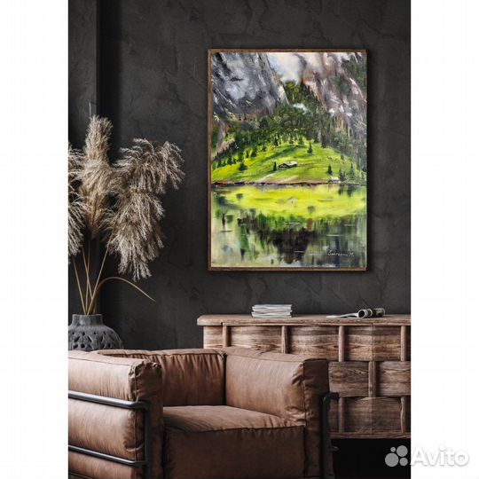 Картина масло/ холст Пейзаж