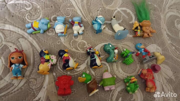 Игрушки из киндера бегемотики