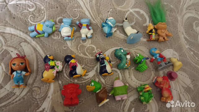 Игрушки из киндера бегемотики