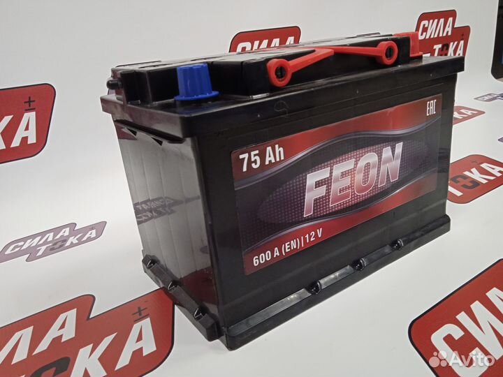 Аккумулятор Feon 75Ач 600А