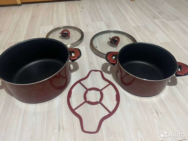 Кастрюля tefal новая складные ручки