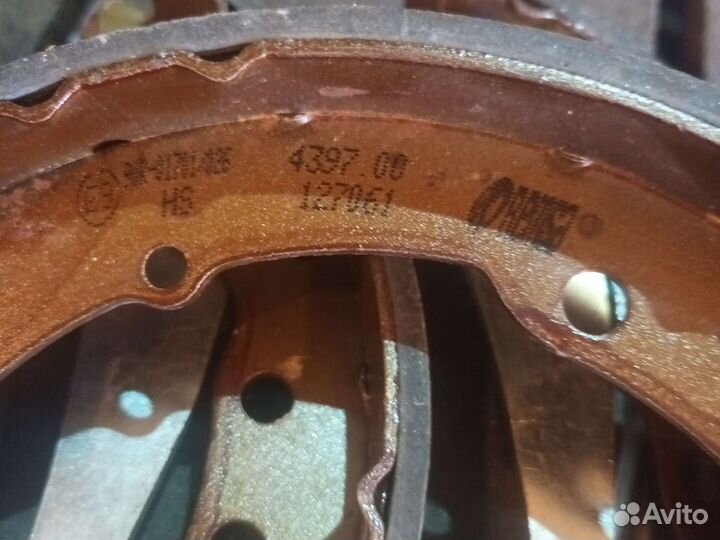 Тормозные колодки ремса 4397.00