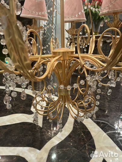 Люстра большая бу