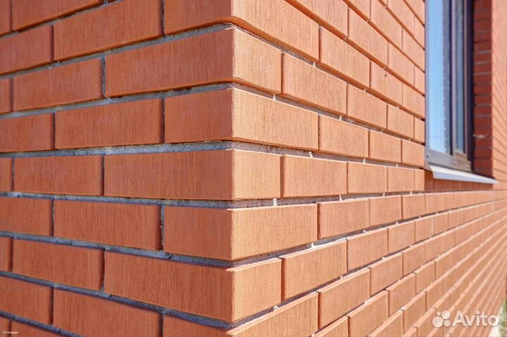 Кирпич лицевой красный