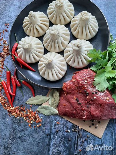 Хинкали с говядиной