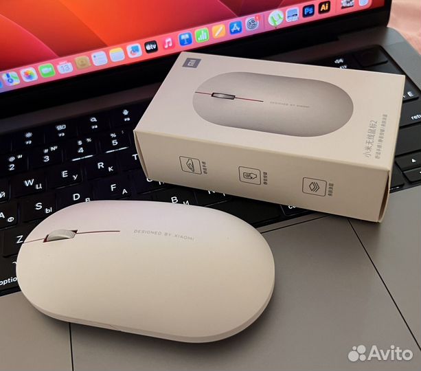 Мышь беспроводная Xiaomi Wireless Mouse 2 (белая)