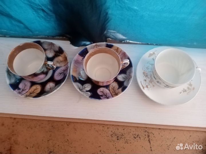 Чайная пара фарфор Кузнецова