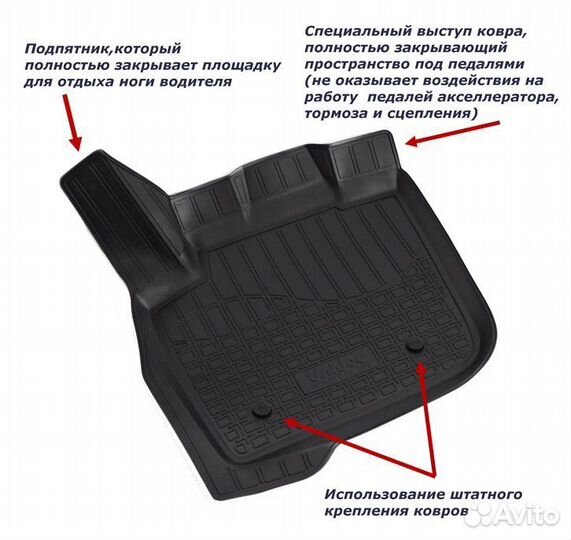 Коврики Norplast Kia Magentis (GE) 2006-10