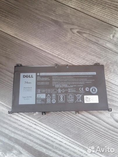 Аккумулятор для Dell rating 11.4v/6400mAh/74Wh mod