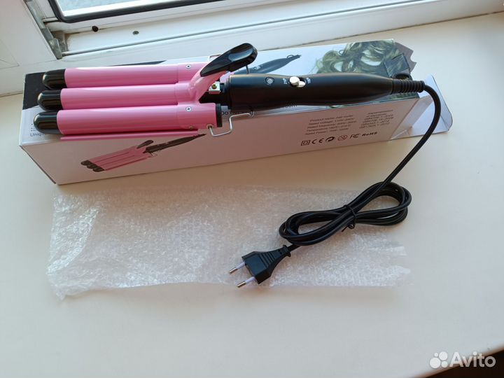 HE 19 Розовый утюжок для укладки