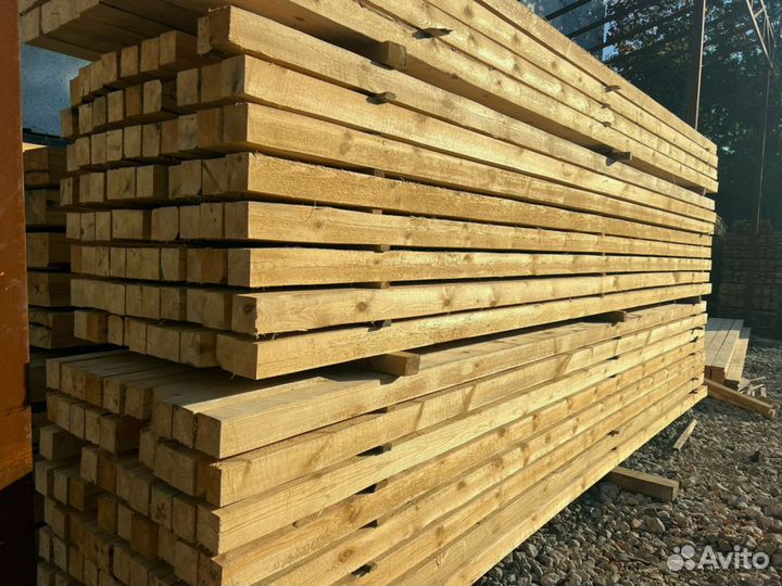 Доска обрезная 25х100х6000мм от производителя