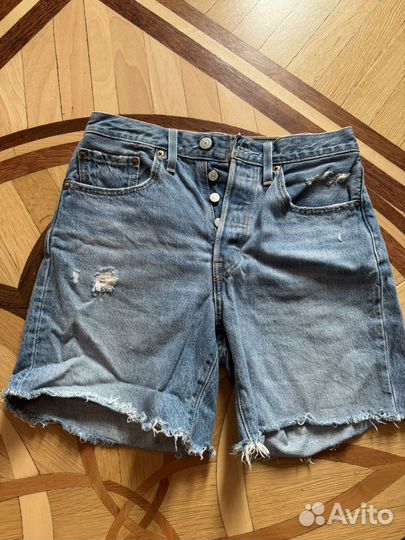 Джинсовые шорты levis 501