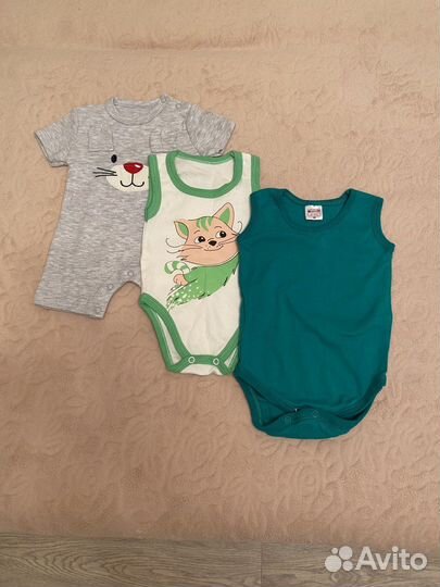 Детские боди 3 шт