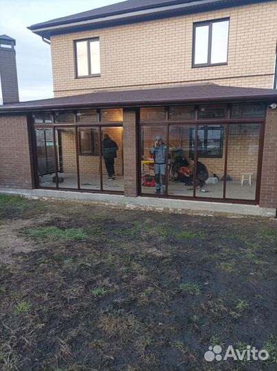 Холодные раздвижные двери для террасы