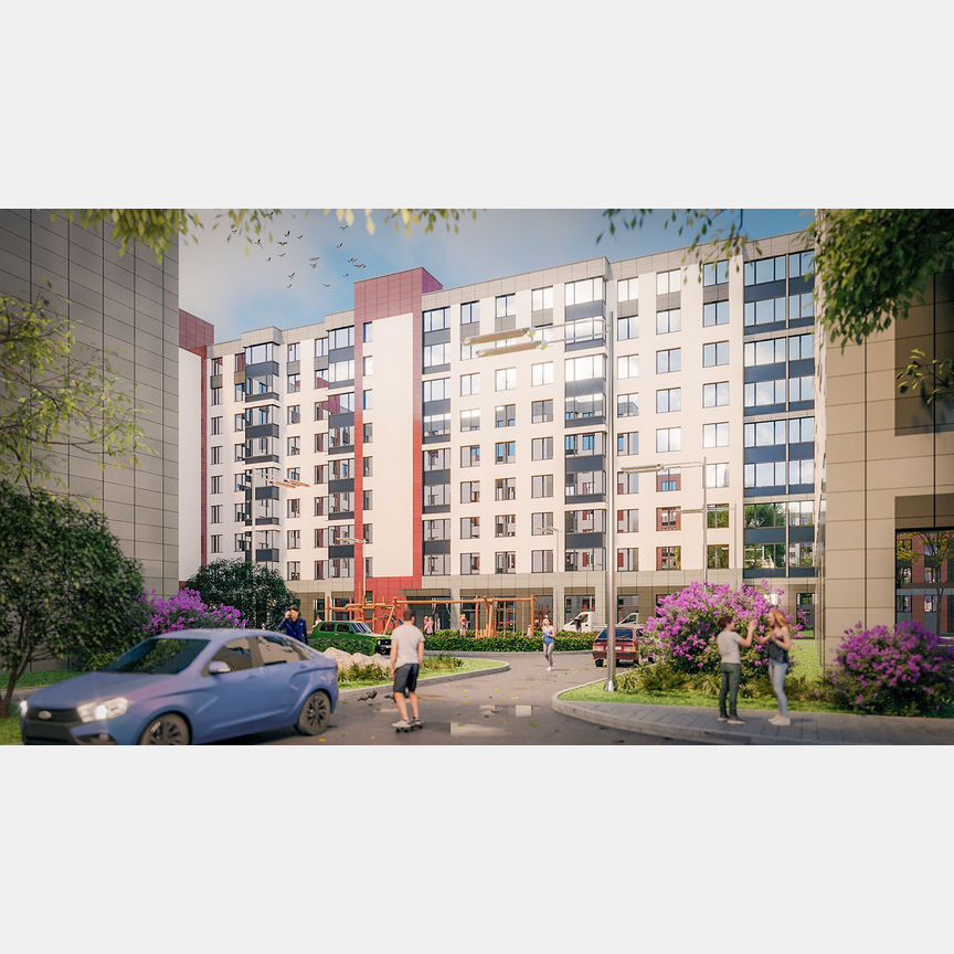 3-к. квартира, 81,8 м², 2/9 эт.
