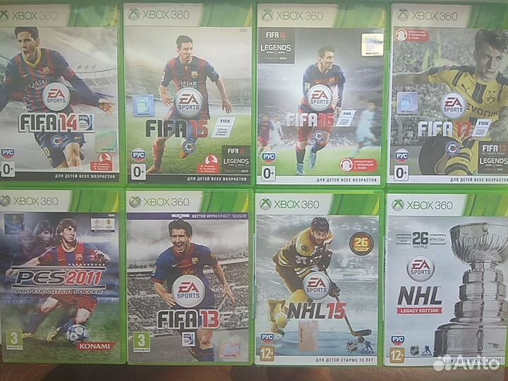 Fifa 15 NHL 12 спорт на xbox 360