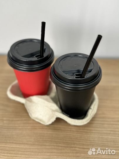 Бумажные стаканы для кофе опт\розница за 100 шт