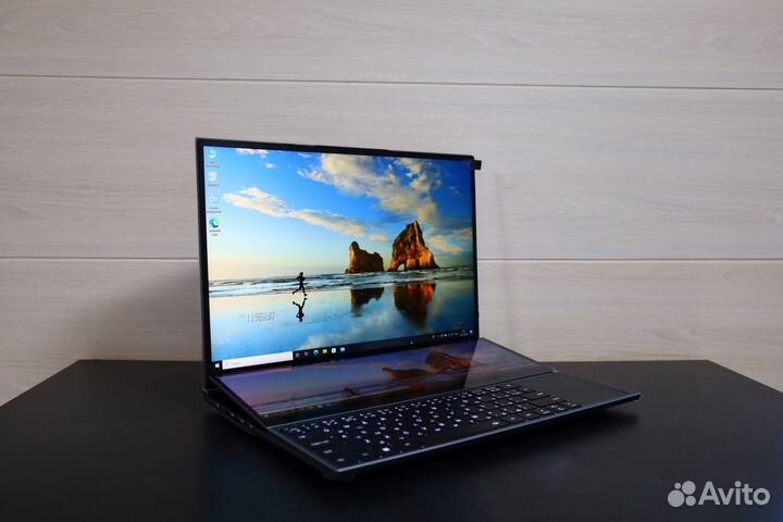 Ноутбук 16 дюймов с двумя экранами i7