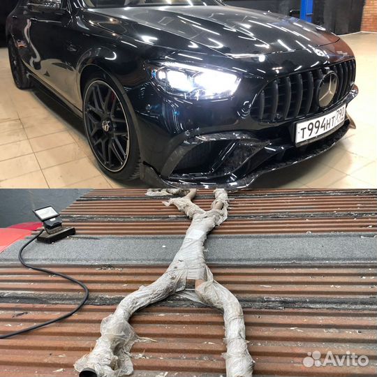 Спортивный выхлоп на Mercedes AMG GT63 Тюнинг Элит