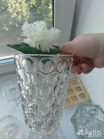 Х русталь:Ваза,салатники,пиалы