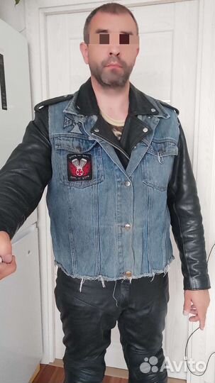 Мото экип для чëппера. Джинс