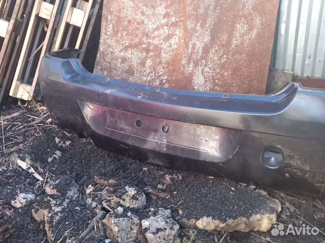 Задний бампер renault logan