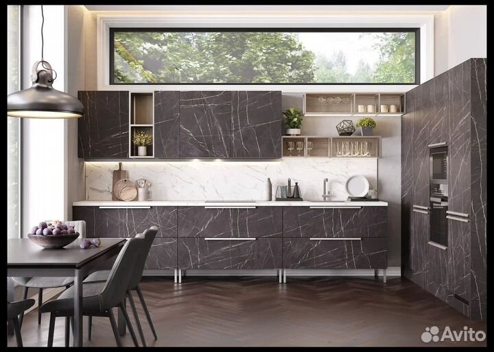 Кухня под потолок новая