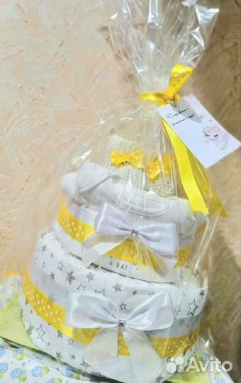 Торт из памперсов, подгузников