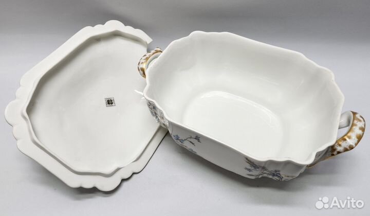 Супница Фарфор Frank Haviland Limoges Франция 1910