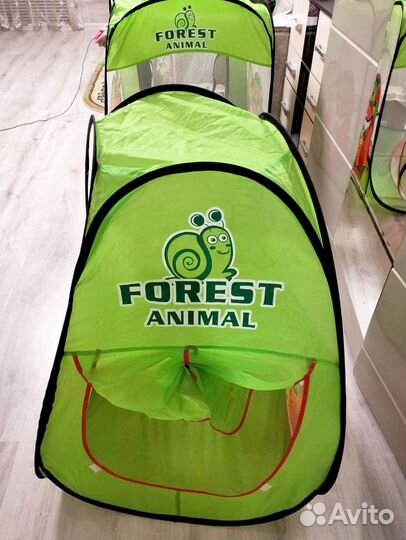 Детская палатка с тоннелем