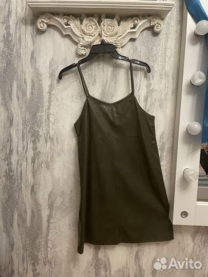 Кожаный сарафан