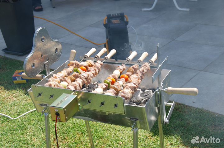 Мангал барбекю автоматический