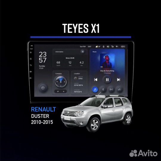 Андроид Магнитола Renault Duster разные модели