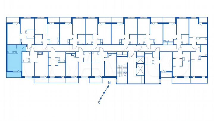 Квартира-студия, 24,2 м², 12/12 эт.