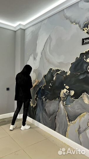 Роспись стен.Барельеф