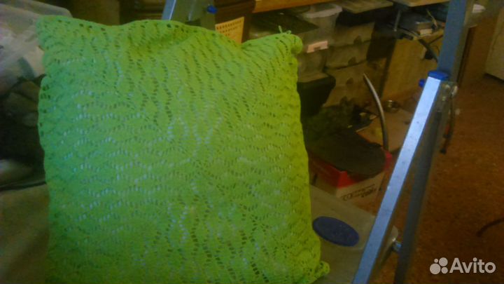 Наволочки вязанные крючком и на машине