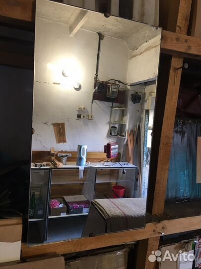 Зеркало 98*200 на дсп на стойках