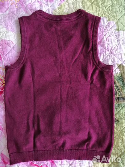 Жилетка безрукавка для мальчика 122