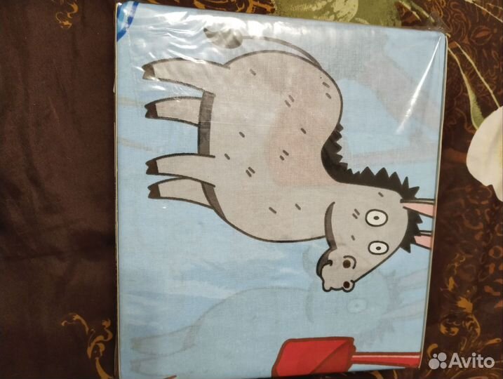 Новое детское постельное бельё 150х110