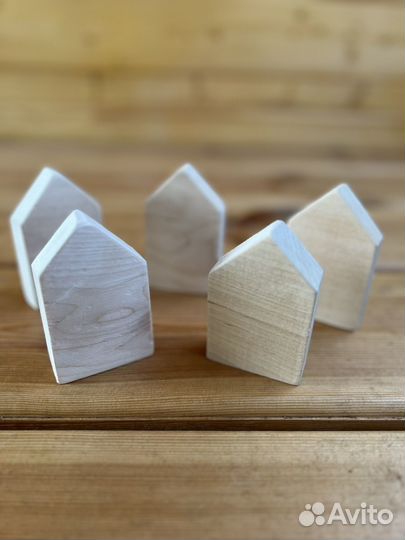 Домики деревянные для декора