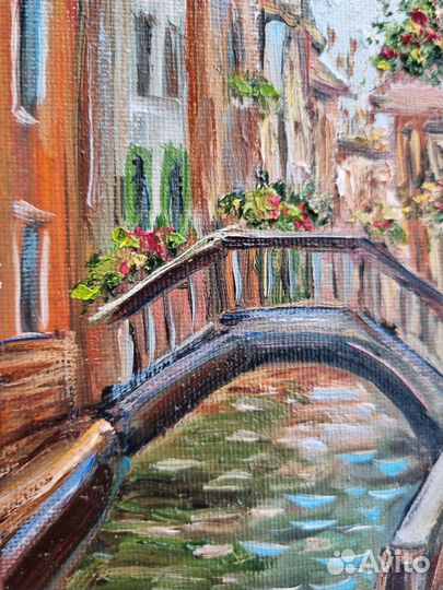 Венеция Италия городской пейзаж картина маслом